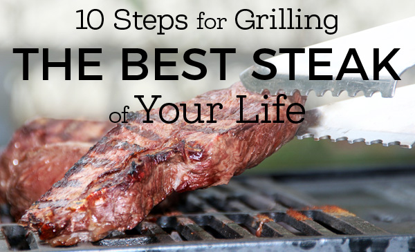 grilling steak