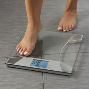 EatSmart Precision Tracker Digital Bathroom Scale-in-use