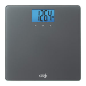 EatSmart Gray Glass BMI/Weight Tracker Bathroom